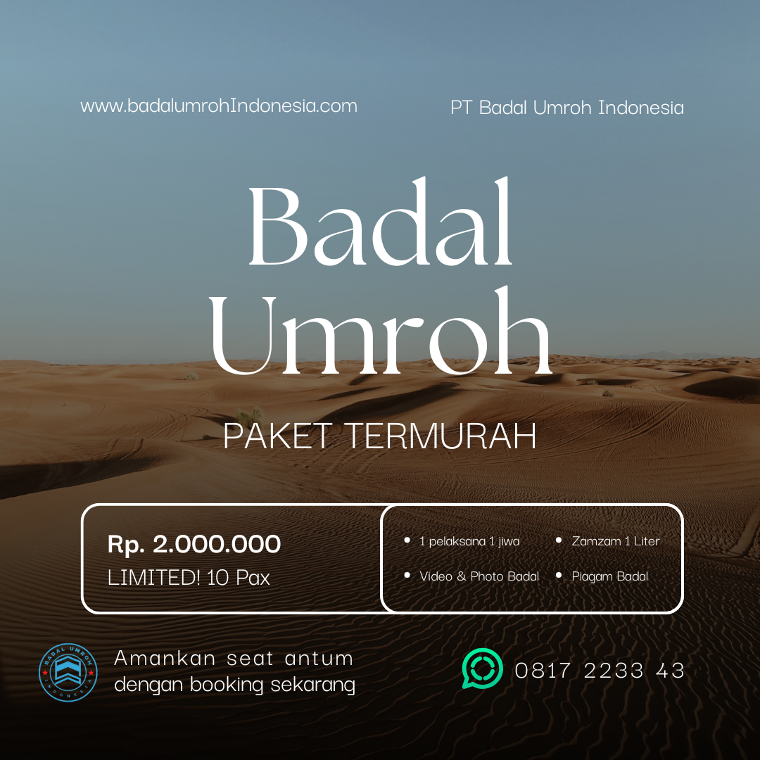 paket termurah badal umroh indonesia