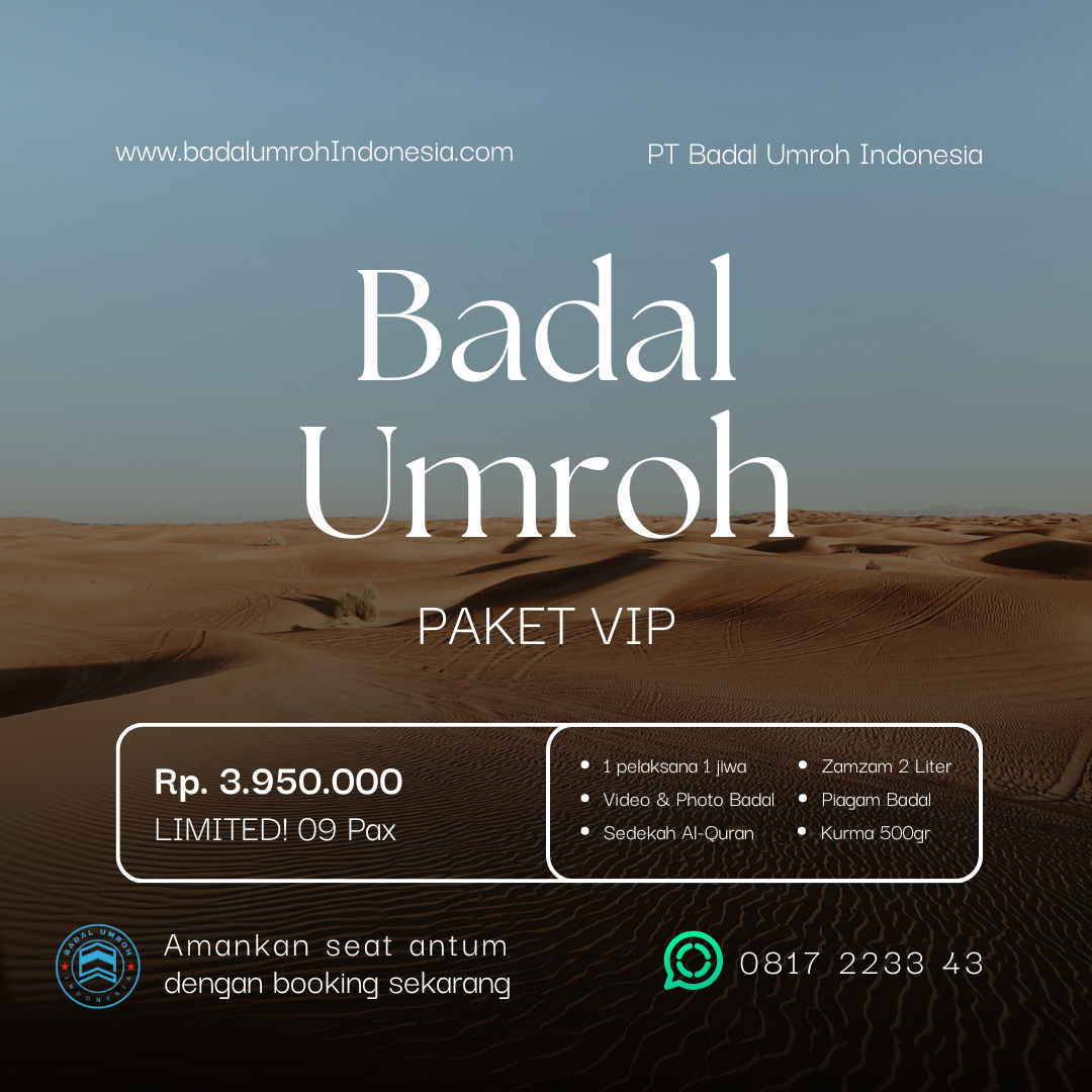 paket vip badal umroh indonesia